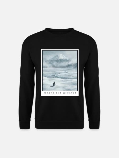 Pinguin bedeutete Größeres – Aber warum - Unisex Pullover - Schwarz