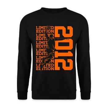 LIMITED EDITION 2012 BASKETBALL 14TH BIRTHDAY - Unisex Sweatshirt - black - Front - Alina (178cm) & Michal (187cm)