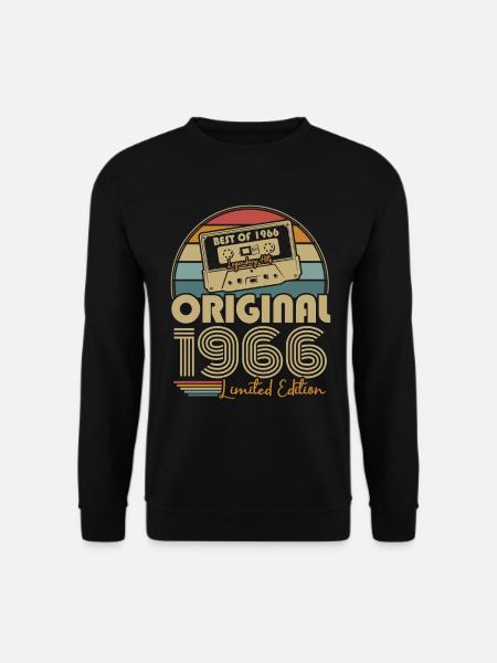 Orginal 1966 Vintage Jahrgang Geburtstag Geschenk - Unisex sweater - sort