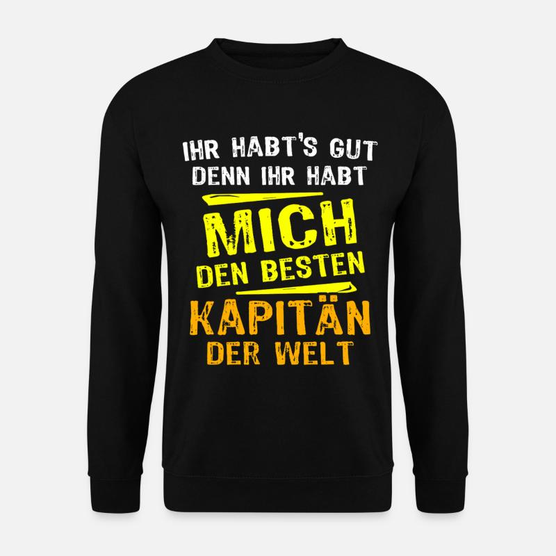 Captain Gift - Unisex Sweatshirt - black