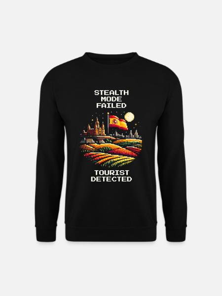 Stealth Failed | Tourist Spain Travel - Unisex Sweatshirt - black