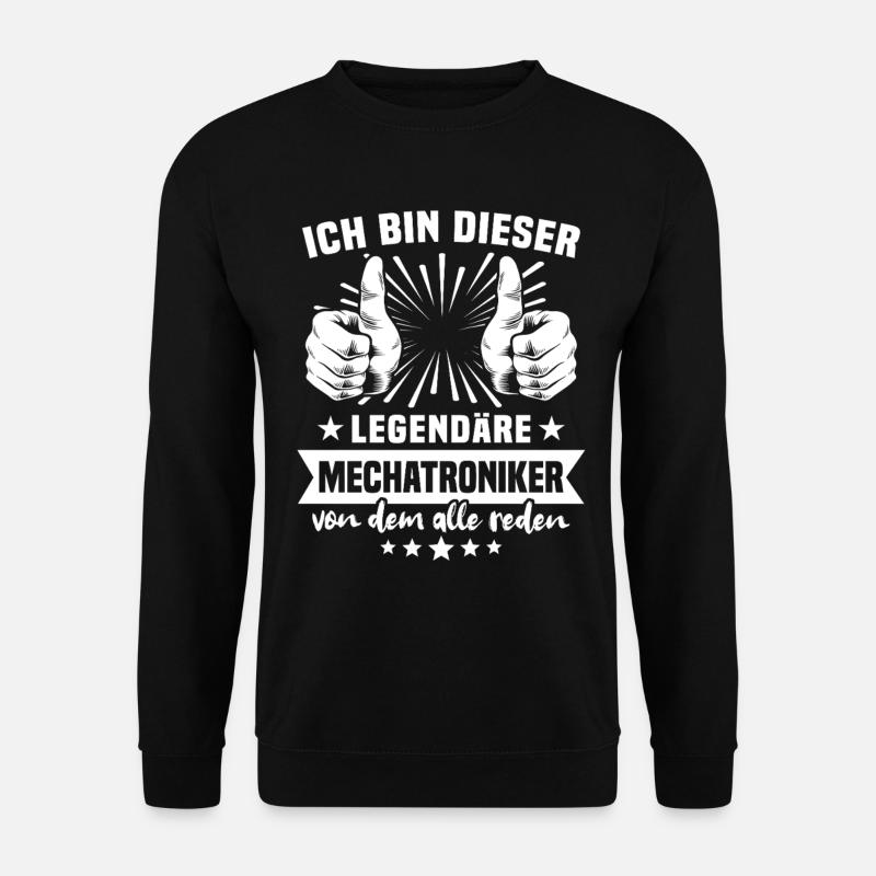 Mechatroniker Legende - Unisex Pullover - Schwarz