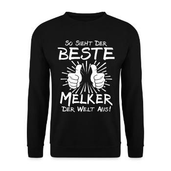 Meilleur traiteur - Sweat-shirt Unisexe - noir - Devant - Alina (178cm) & Michal (187cm)