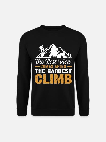 alpinisme - Sweat-shirt Unisexe - noir