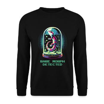 Rare Morph Discovered | Reptile Morphs - Unisex Sweatshirt - black - Front - Alina (178cm) & Michal (187cm)