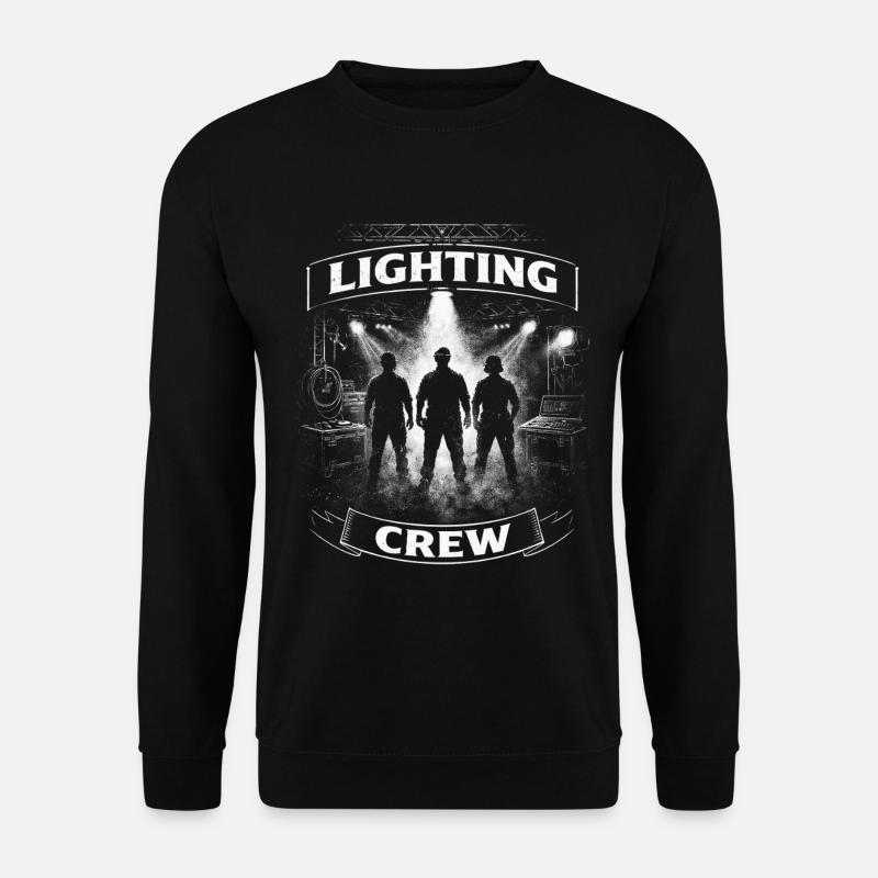 Lichttechniker Beleuchtungstechniker Lighting Crew - Unisex Pullover - Schwarz