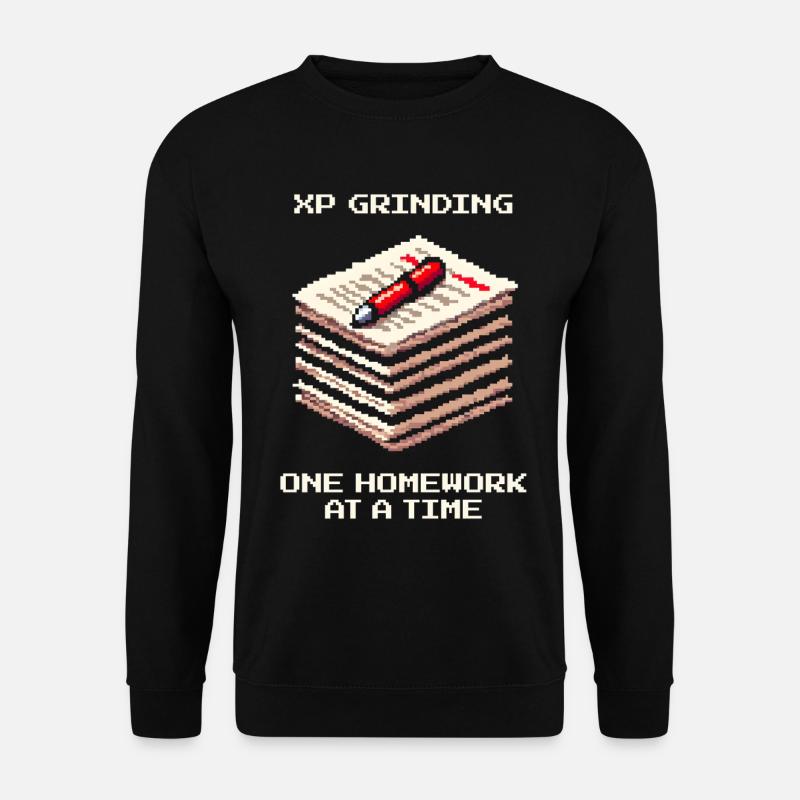 XP Grind : Devoirs pour devoirs | École - Sweat-shirt Unisexe - noir