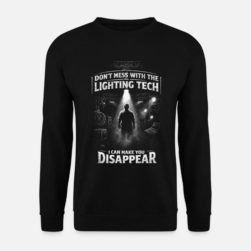 Lichttechniker Beleuchtungstechniker - Unisex Pullover - Schwarz