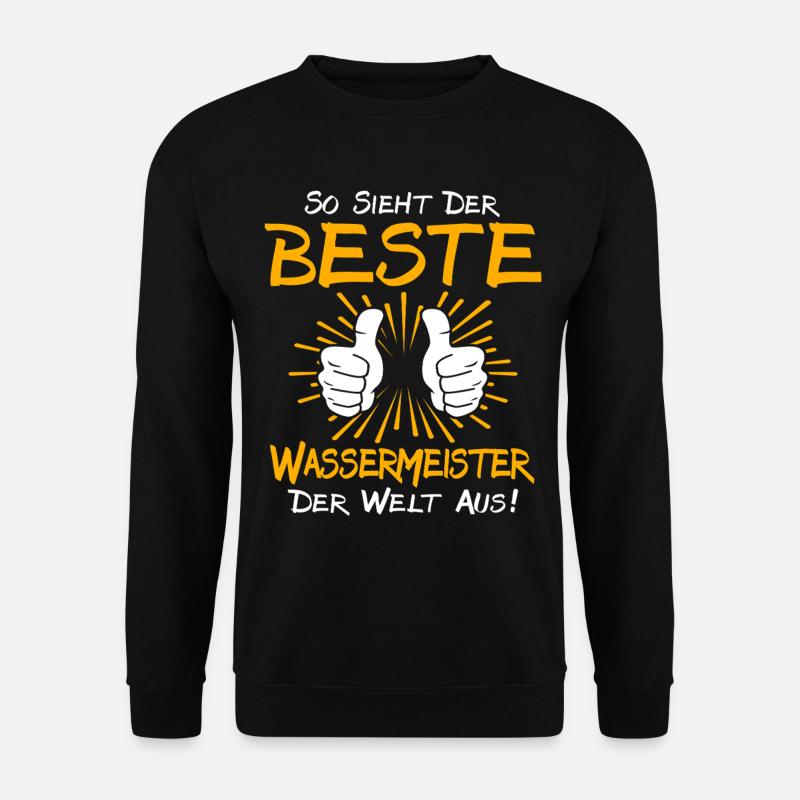 Wassermeister Geschenkidee - Unisex Pullover - Schwarz