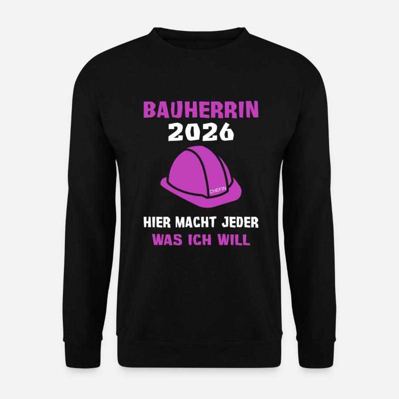 Client 2026 Construction Site - Sweat-shirt Unisexe - noir