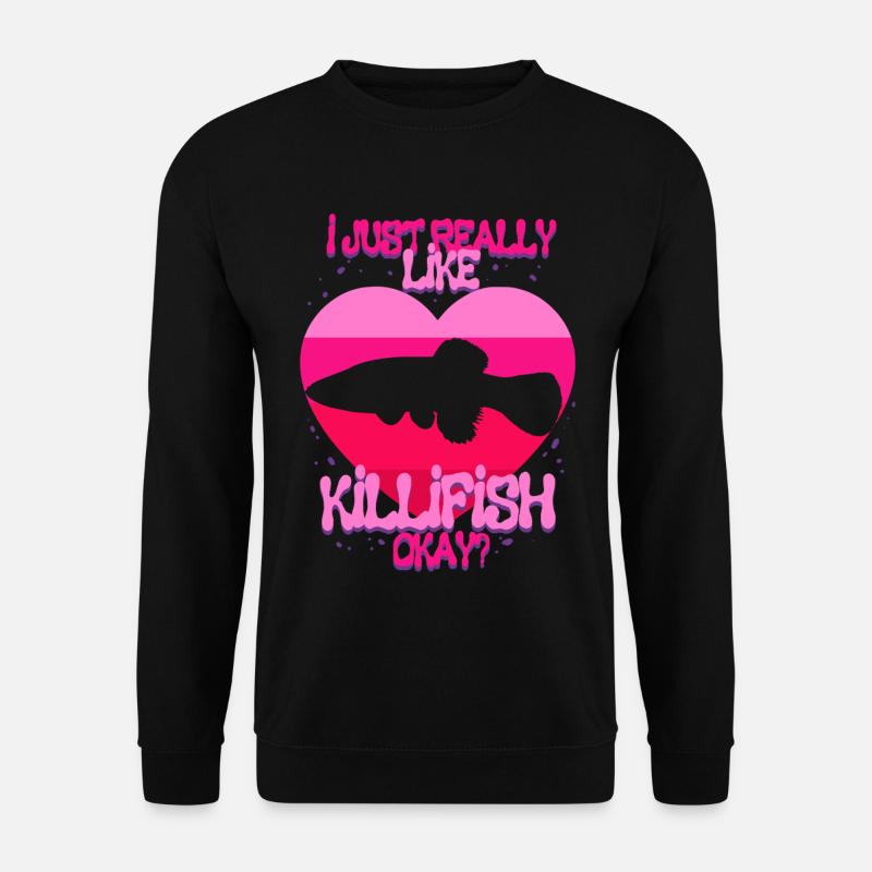 Zahnkarpfen Killfisch Zahnkärpflinge - Unisex Pullover - Schwarz