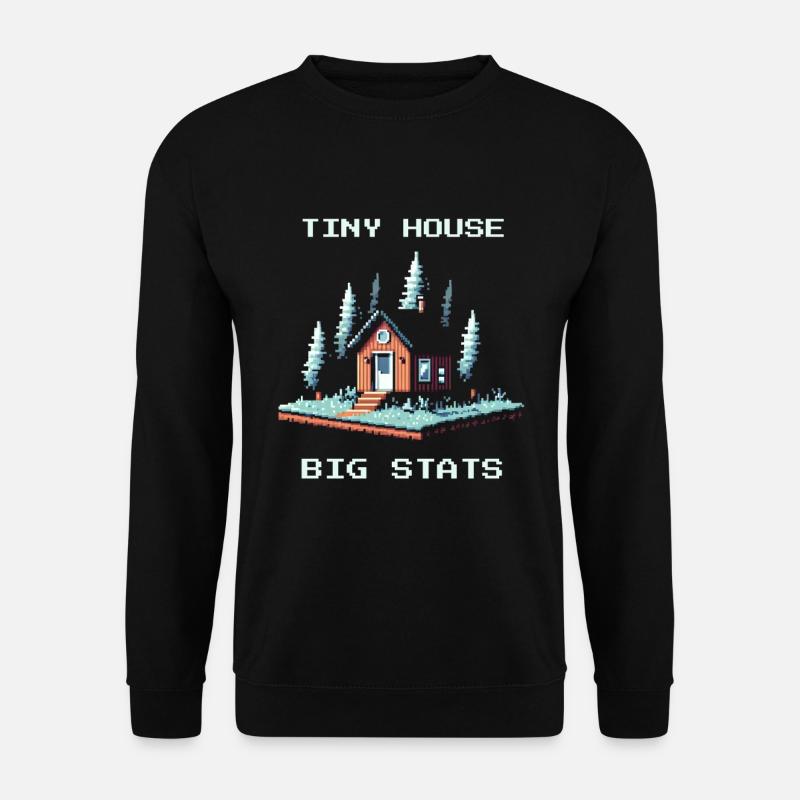 Tiny House, Big Values | Minimalism - Unisex Sweatshirt - black