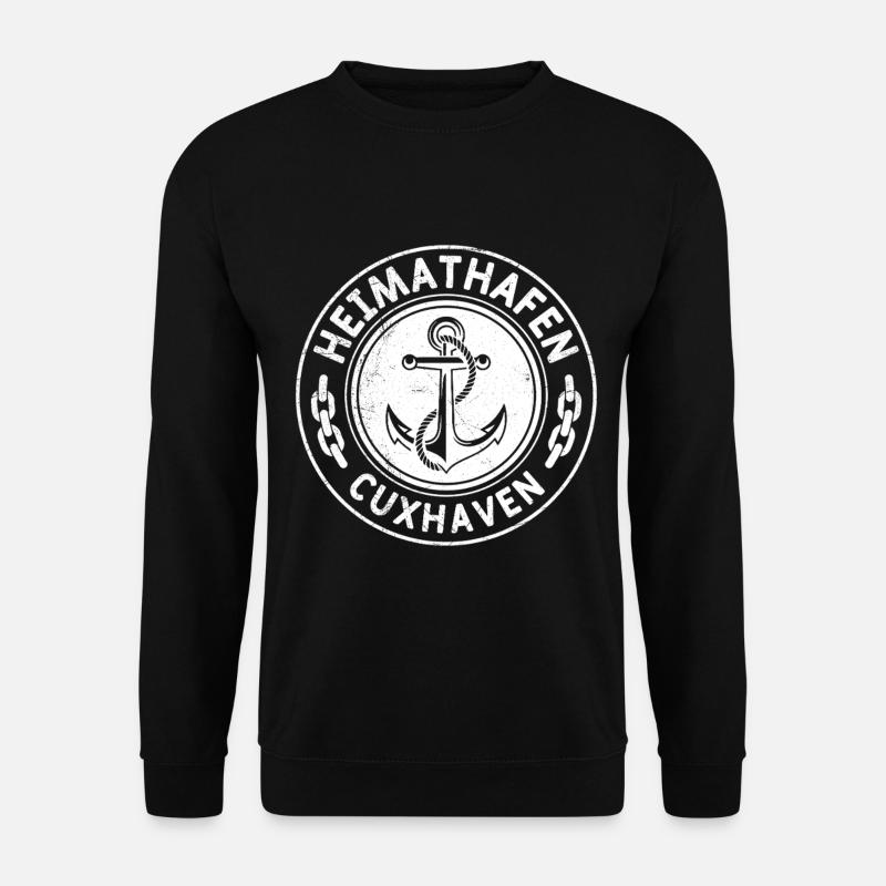 Cuxhaven HEIMATHAFEN CUXHAVEN Funny - Unisex Sweatshirt - black