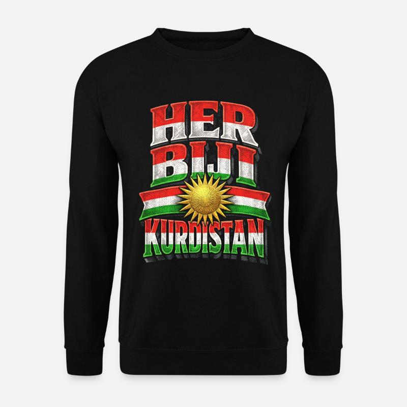 Mr. Biji Kurdistan Kurd Kurds - Unisex Sweatshirt - black
