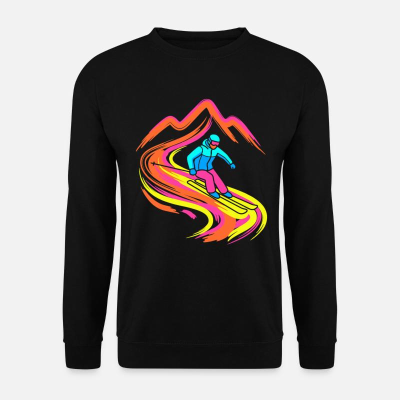 Skier - Unisex Sweatshirt - black