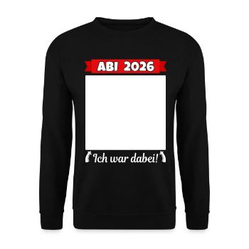 Abitur 2026 Abitur Graduation Guestbook Abitur - Unisex Sweatshirt - black - Front - Alina (178cm) & Michal (187cm)