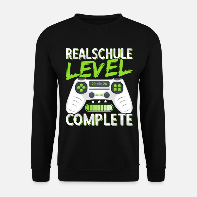 Realschule Abschluss 2026 Realschulabschluss Junge - Unisex Pullover - Schwarz