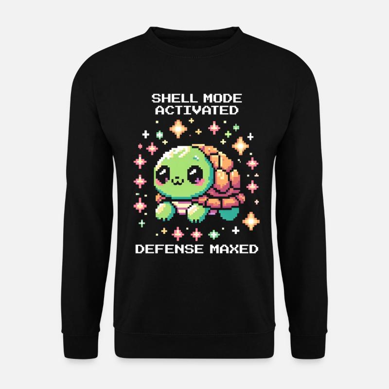 Panzermodus aktiv | Schildkröte - Unisex Pullover - Schwarz