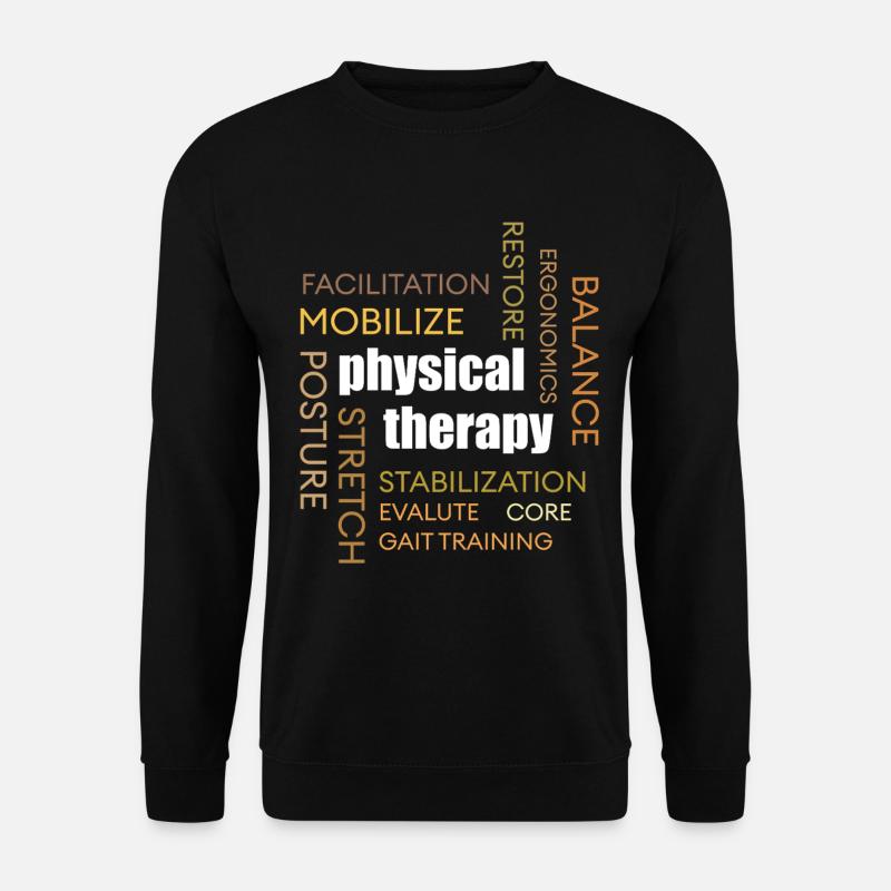 Nuage de mots en physiothérapie : Mobilisation - Sweat-shirt Unisexe - noir