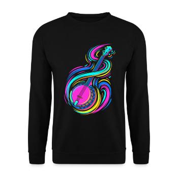 Banjo - Sweat-shirt Unisexe - noir - Devant - Alina (178cm) & Michal (187cm)