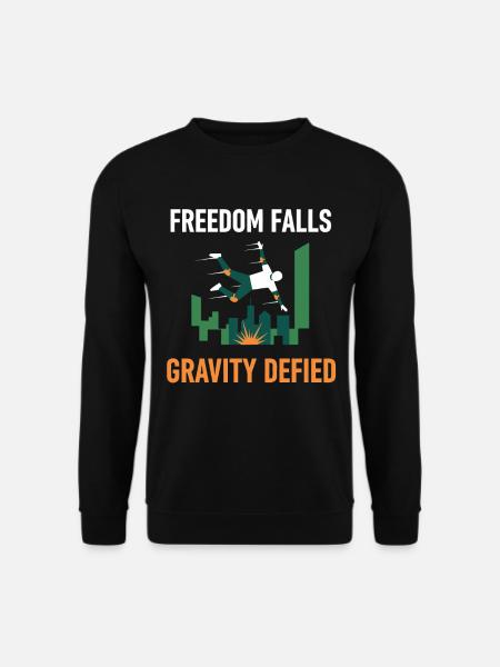 Parkour Fall - Unisex Sweatshirt - black