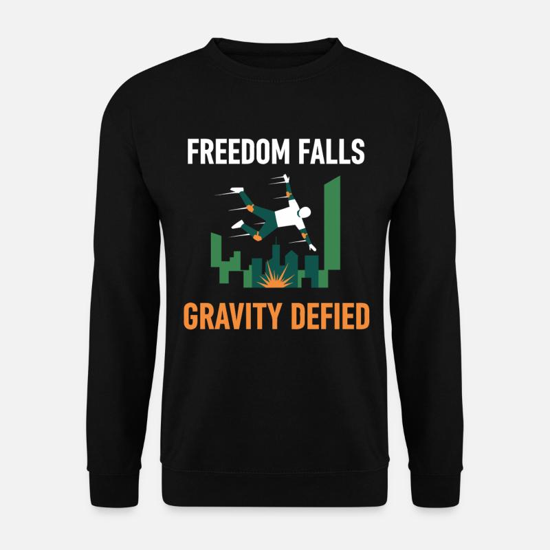 Parkour Sturz - Unisex Pullover - Schwarz
