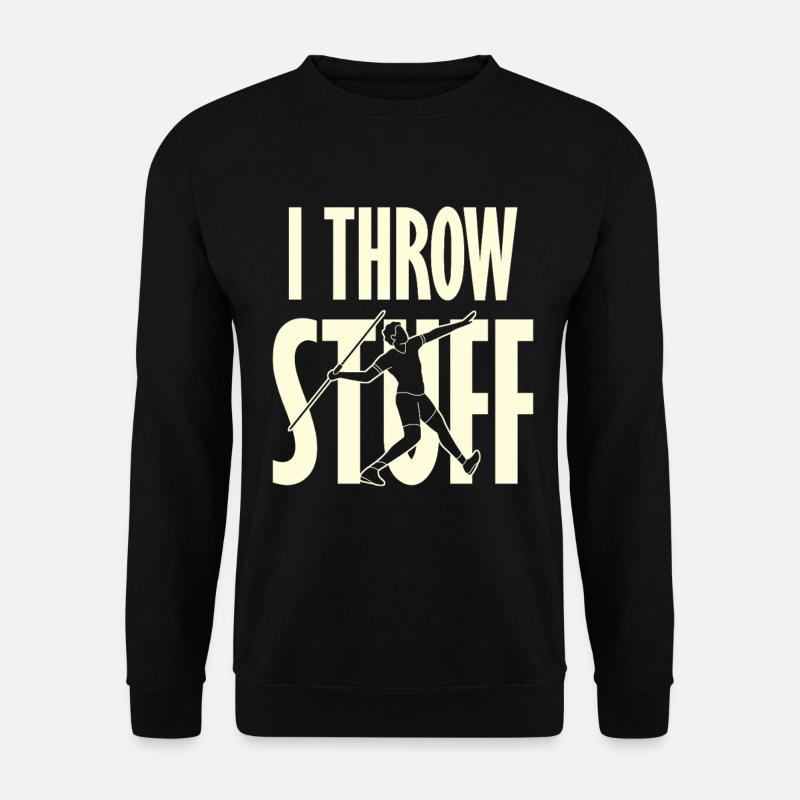 I Throw Stick Sport Tee - Unisex Pullover - Schwarz
