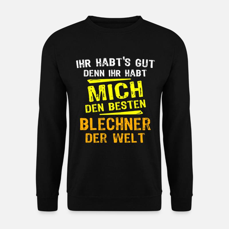 Blechner Geschenk - Unisex Pullover - Schwarz