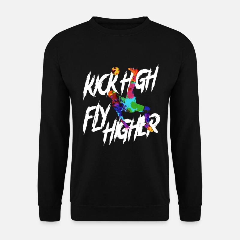 Sepak Takraw - Unisex Pullover - Schwarz