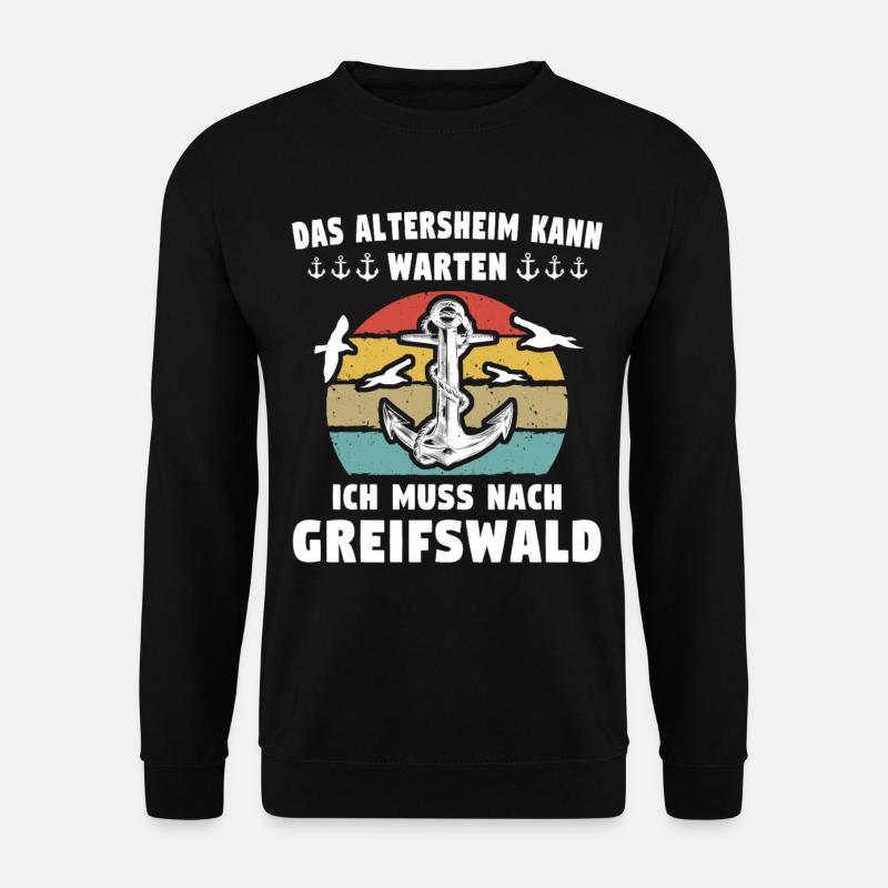 Greifswald Sayings - Unisex Sweatshirt - black