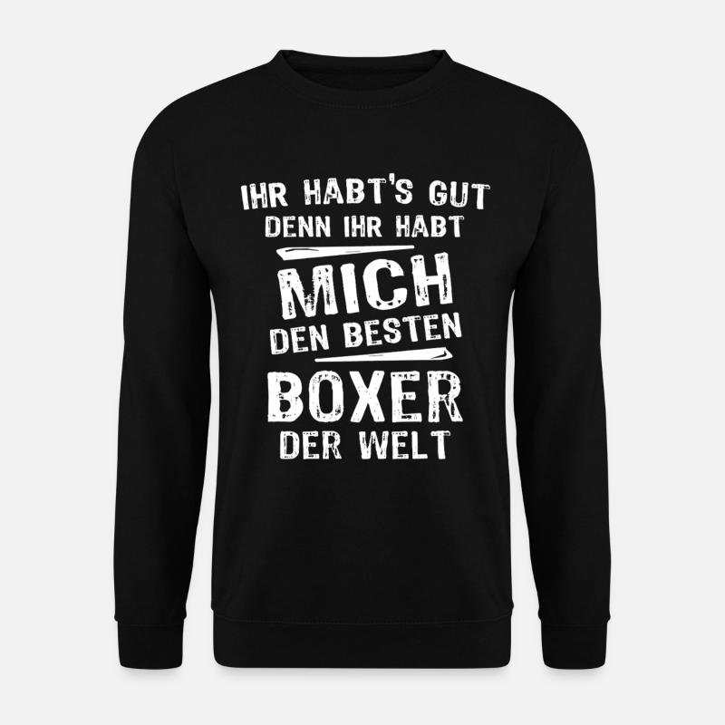 boxer - Unisex Sweatshirt - black
