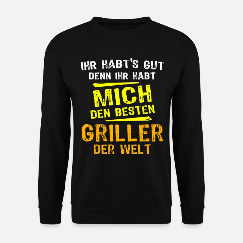 Griller Geschenk - Unisex Pullover - Schwarz