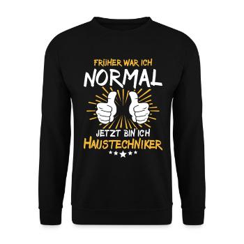 Technicien de la maison Spruch - Sweat-shirt Unisexe - noir - Devant - Alina (178cm) & Michal (187cm)