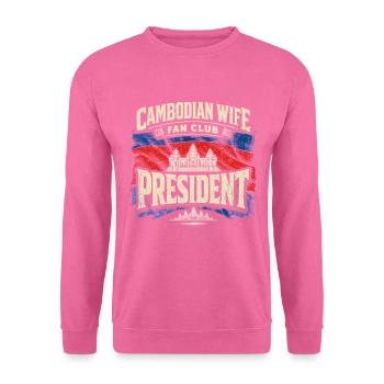 Kambodscha Kambodschaner - Unisex Pullover - Pink - Vorne