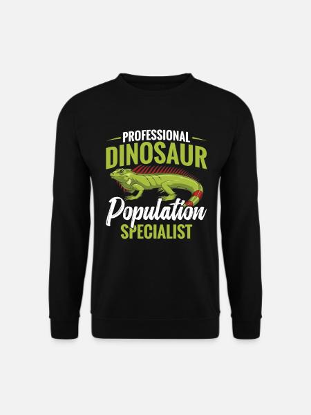  Professional Dinosaur Population Specialist - Unisex Sweatshirt - black