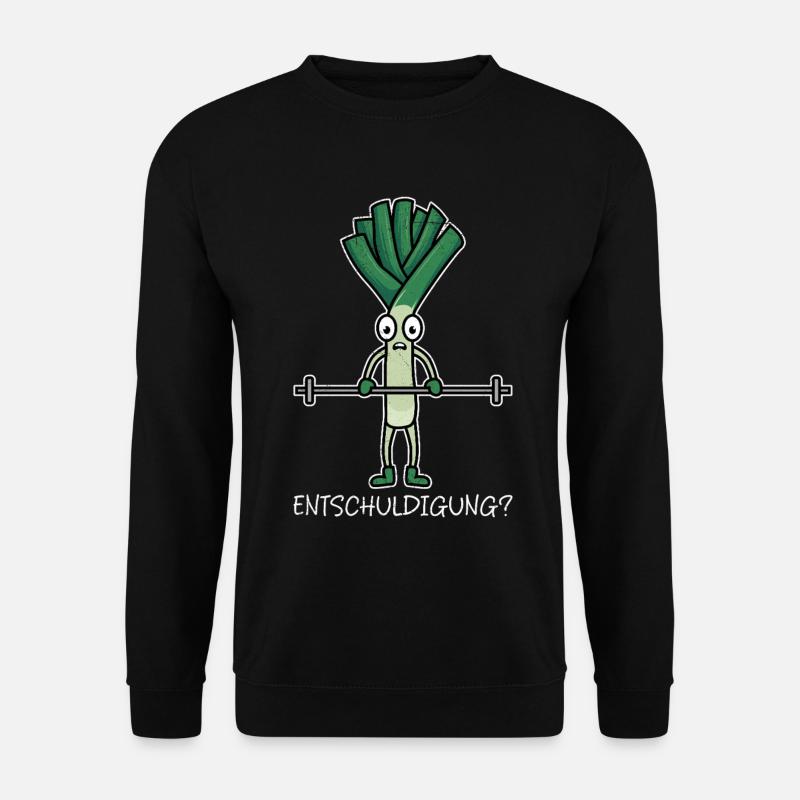 Gewichtheber ENTSCHULDIGUNG Lustiges - Unisex Pullover - Schwarz