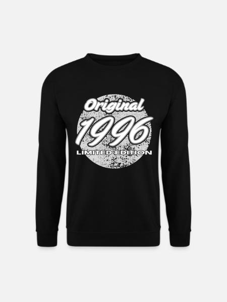 30. Geburtstag 1996 Geschenk für Männer und Frauen - Unisex Pullover - Schwarz