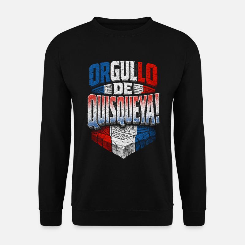Dominican Orgullo De Quisqueya - Unisex Sweatshirt - black