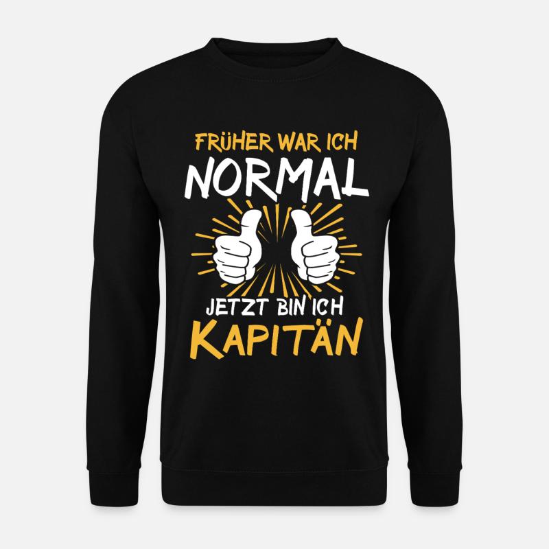 Captain Spruch - Unisex Sweatshirt - black
