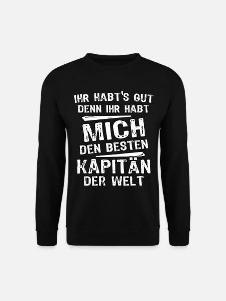 capitaine - Sweat-shirt Unisexe - noir