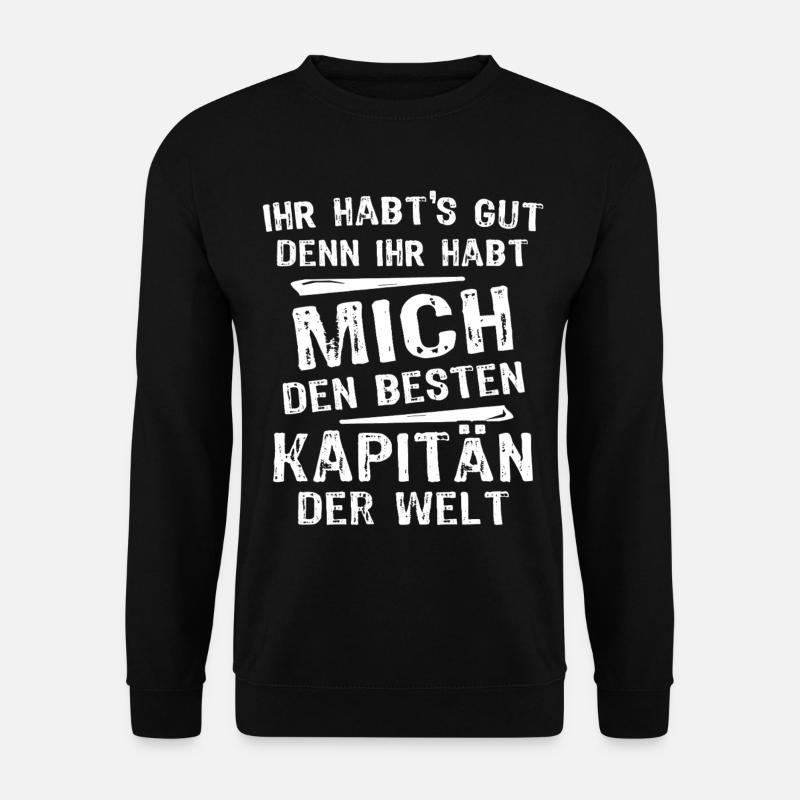 Kapitän - Unisex Pullover - Schwarz