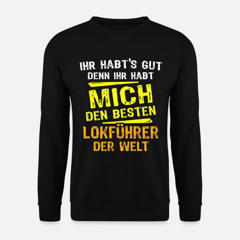 Train Driver Gift - Unisex Sweatshirt - black