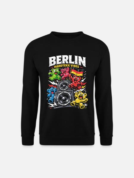 Berlin Hardtekk Tekke East Germany - Unisex Sweatshirt - black