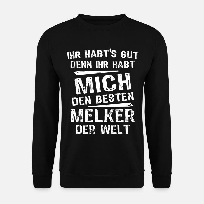 Melker - Unisex Pullover - Schwarz