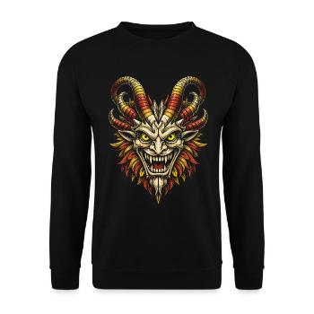Dominicain - Sweat-shirt Unisexe - noir - Devant - Alina (178cm) & Michal (187cm)