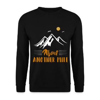 Chemise d’aventure de randonnée About Another Mile - Sweat-shirt Unisexe - noir - Devant - Alina (178cm) & Michal (187cm)