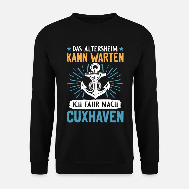 Opa ALTERSHEIM KANN WARTEN ICH FAHR NACH - Unisex Pullover - Schwarz