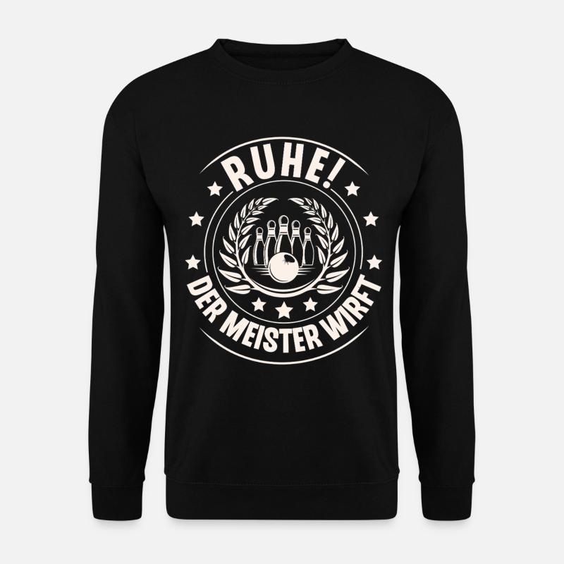 Bowling Kegeln - Unisex Pullover - Schwarz