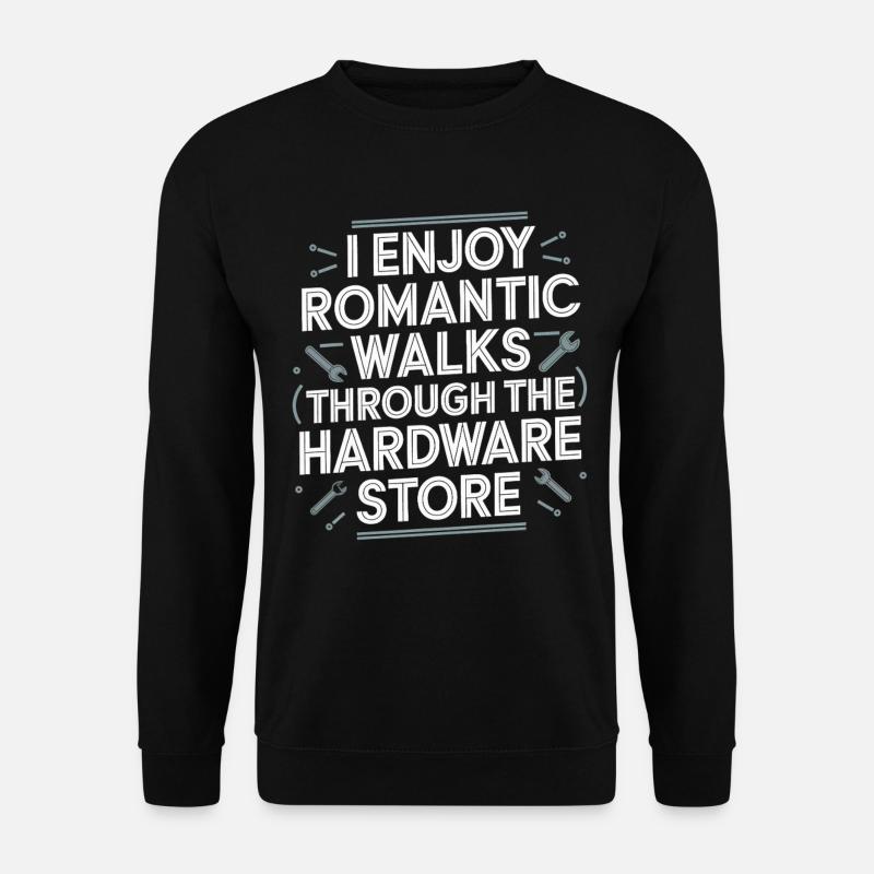 Romantic workshop walks - Unisex Sweatshirt - black