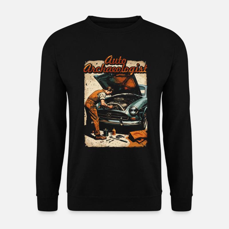 Restauration automobile Archéologue automobile - Sweat-shirt Unisexe - noir